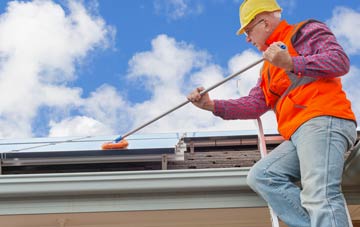 Hungerstone soft wash roof cleaning